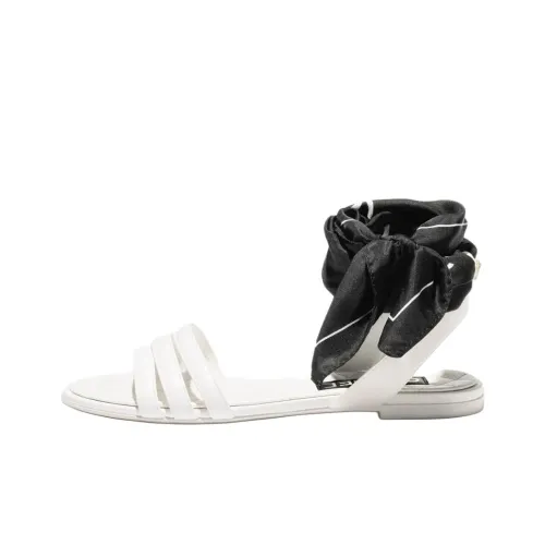 Chanel 26C One Ремень Сандалии Женские Белые Черные