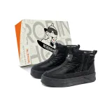 Черный с флисовой подкладкой