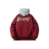 Бордовый с капюшоном, хлопок