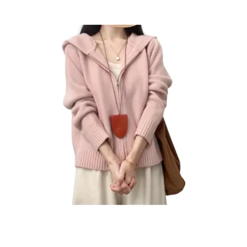 YICHEN Девичий розовый женский трикотаж