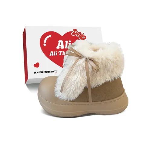 Али Тх Фокс Эксклюзивный Плюшевый Милый Бант Короткие Снежные Ботинки Женские