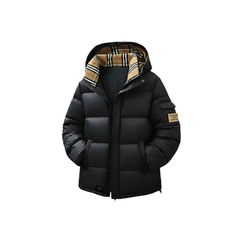 SZSX Черный [Высокое качество утиный пух] Унисекс пуховик