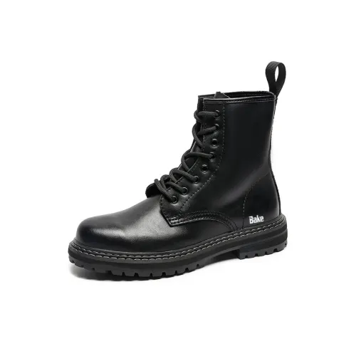Bake Martin Boots Черный флис с подкладкой унисекс