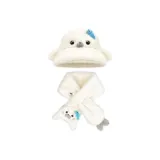 Белые шапки и кепки + шарф