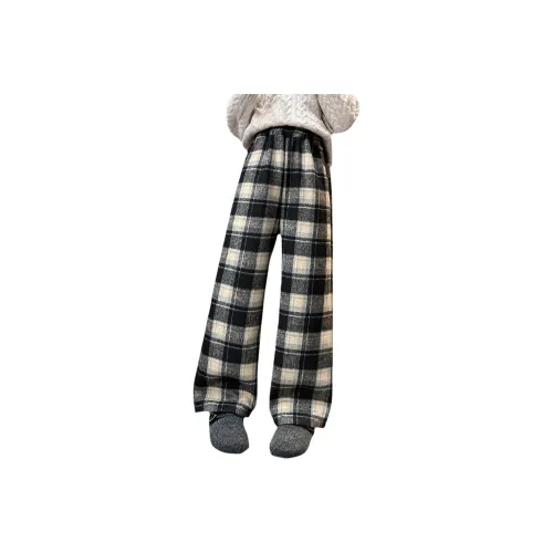 HANSUYI Классический черный Шерстяной Клейкий рис Брюки Школьный возраст Брюки