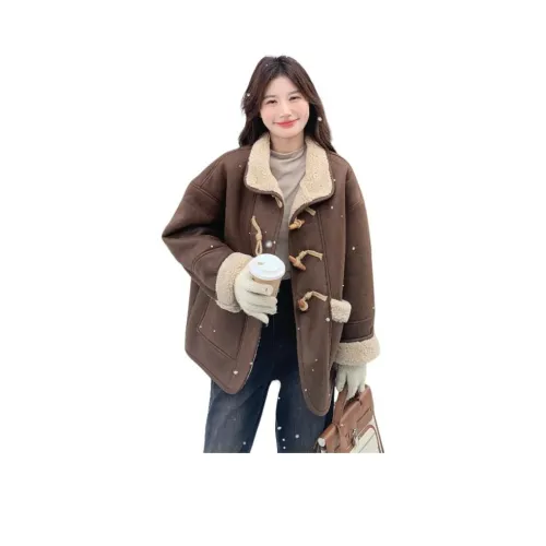 LAOYECHE Бархат Feel Пальто Женское