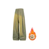 Армейский зеленый [с флисовой подкладкой / съемный бренд / брошь]