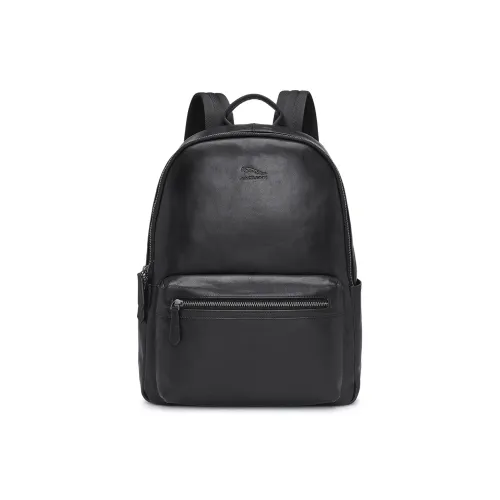 JAGUAR Рюкзак из коровьей кожи мужской черный