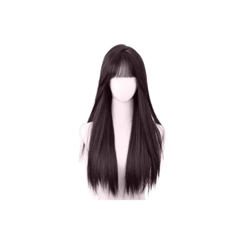 LIANXIANGKE Перука Женская Длинные Волосы Прямые Полная Набор Лолита Естественные Искусственные Волосы Полная Набор Высокотемпературная Пряжа
