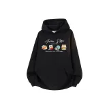 Тяжелый полиэстер-хлопок, черный (с флисовой подкладкой)