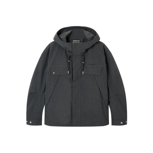 NPC Темно-серый Мужской Пуховик