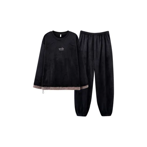 MADALLO Черный мужской комплект пижам