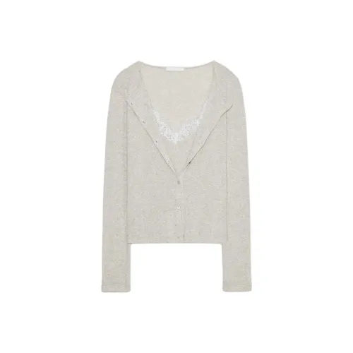 ZARA Collaboration Песочный Зебровый принт Женский Трикотаж