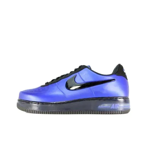 Nike Air Force 1 Foamposite Royal Low Top Скейтборд Кроссовки Мужские Черные Синие