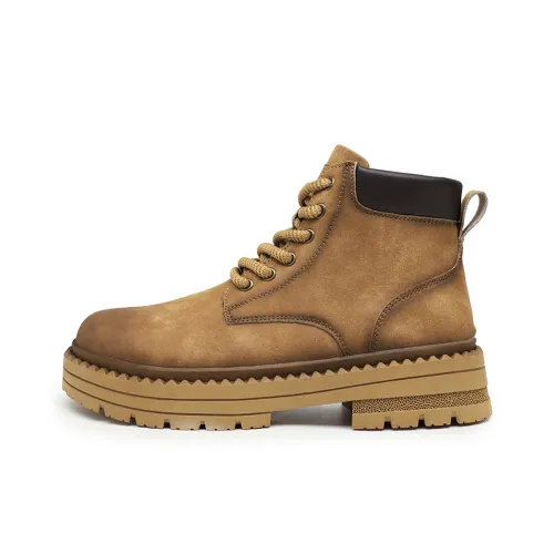 GQWE Колено Высокая Ботинка Martin Мужская