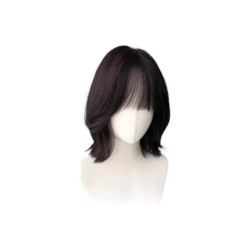 FYOSEE Полный парик Короткие волосы Для Женщин Естественный Бесшовный Синтетический Человеческие волосы