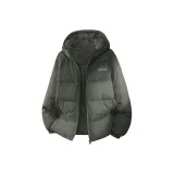 [90 Duck Down Thermal Water-Repellent] Армейский зеленый (B Свежий Фиолетовый Логотип на груди)