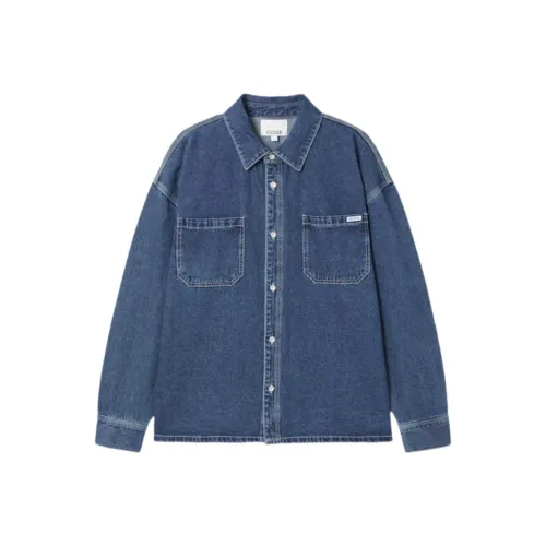 GUESS Мужские рубашки синие и черные