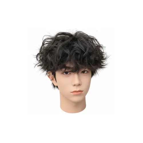 GLUNA Leslie Roll Мужская Перука Корейская Стильная Модная Шерстяная Завитка