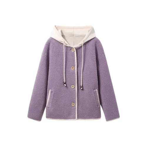 XIAOGULI Вельвет Feel Пальто Женское