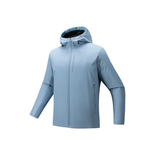 Anta Пуховик Мужской Светлый Бирюзовый