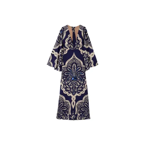 Johanna Ortiz Длинное платье с длинными рукавами женское