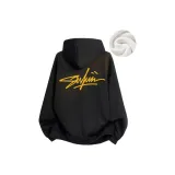 Флисовая подкладка, черный (желтый)