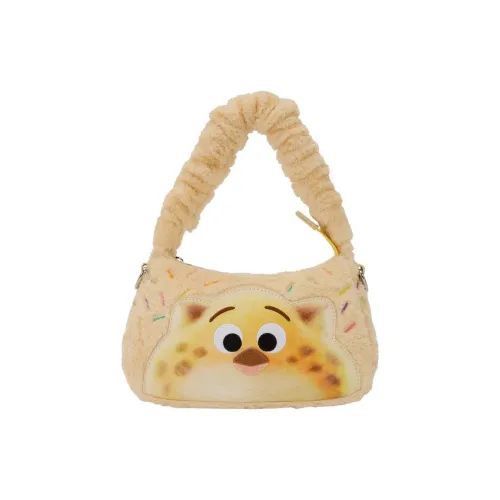 LOUNGEFLY Disney Disney Коллаборация ПУ (полиуретан) Плечевая сумка Стандартная Унисекс Желтая