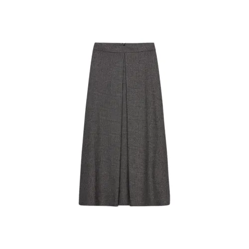 ZARA Collaboration Коричневая Женская Повседневная Длинная Юбка