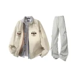 Бежевые + Светло-серые штаны