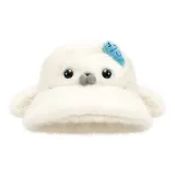 Белый, следы, шапки и кепки