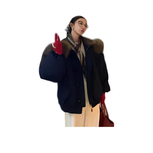 MOUSIDEYOUHUO Хлопковый пуховик женский