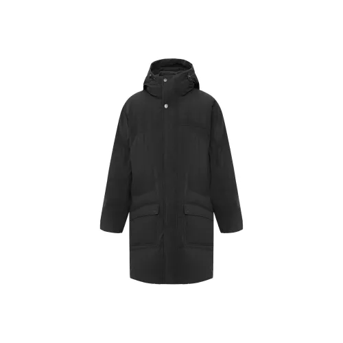 LESS IS MORE Черный (24DRF3151Y) Мужской хлопковый пуховик