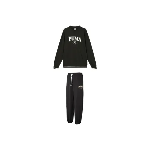 PUMA Комплект Черный Топ + Черный Низ Мужские Спортивные Костюмы Толстовки