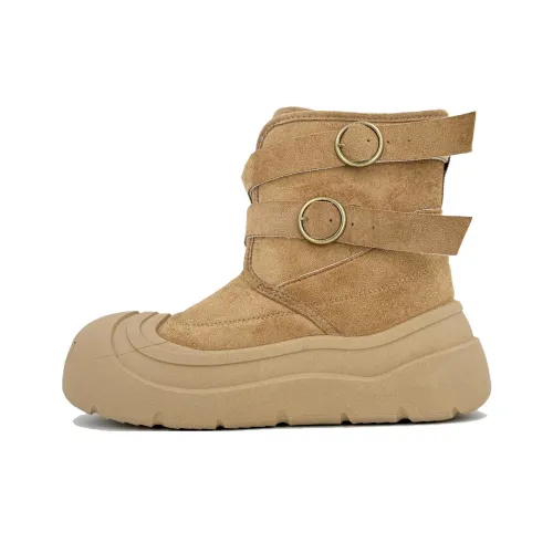 POEM KOEL Термический Slip-resistant и устойчивый к истиранию Короткий снегоботинки Унисекс