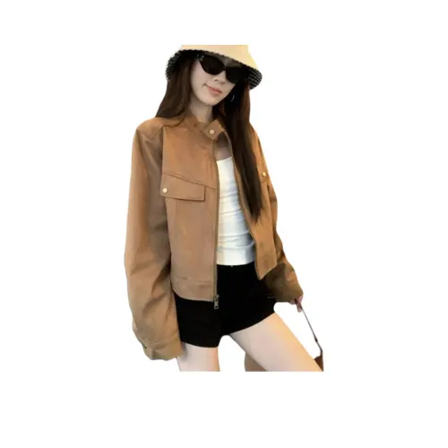 MOUSIDEYOUHUO Cropped Coat Women's