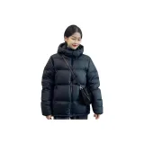 Черный хлопковый пуховик