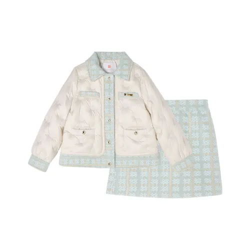 Детский комплект YUANYUAN GIRL для девочек 3-7 лет зимний двухкомпонентный комплект с юбкой