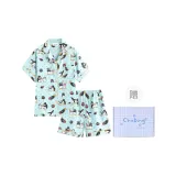 Мятный Mambo, 100% хлопок, клетка, коробка