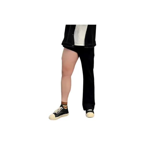 TR Черный Унисекс Повседневные Штаны