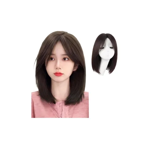TIANKONGSHU Длинные волосы с челкой полная парик для покрытия головы