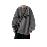 Темно-серый круглый вырез