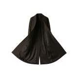 Коричневый с золотой застежкой, узкий крой