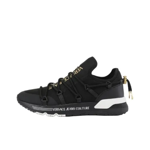 VERSACE JEANS COUTURE Dynamic Low Топ Кэжуал 4,5 см Мужской Черный Платформа