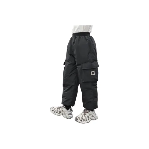 T.MOO Черные Школьные Пуховые Штаны