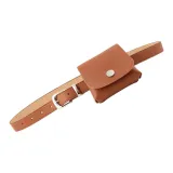 Верблюжий цвет с серебряной пряжкой + сумка