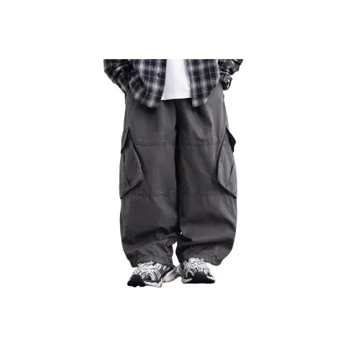 The panda is round Серый KIDS Брюки