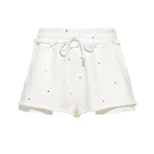 MIU MIU FW22 Повседневные шорты Женские Белые