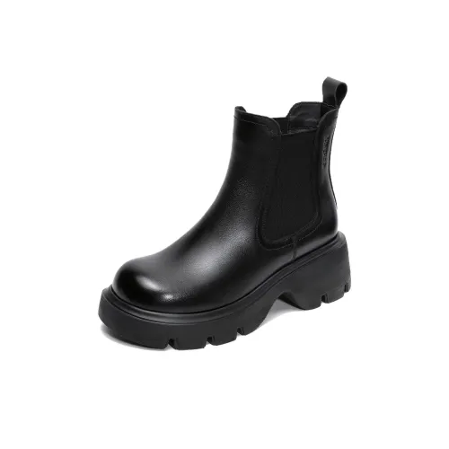 ZUOSAISI Мартинсы для женщин 12,5 см Челси 6 см женские