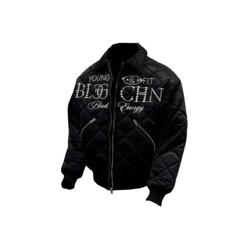 SAGP Черный Унисекс Пуховики